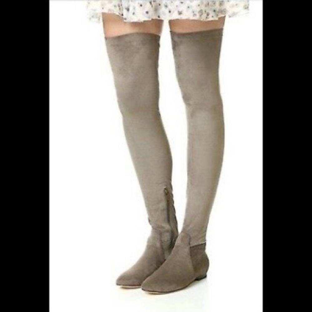 Joie Hayleigh Over-The-Knee Stretch Suede Boots